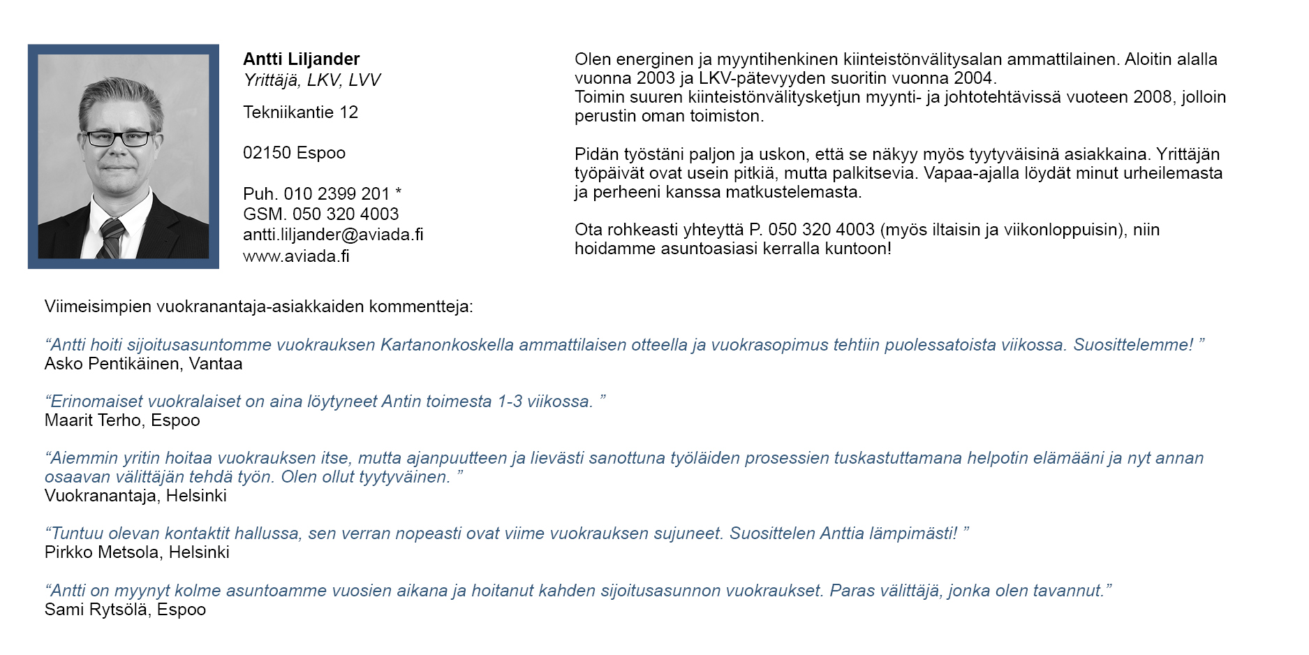 vuokrauspalvelu helsinki